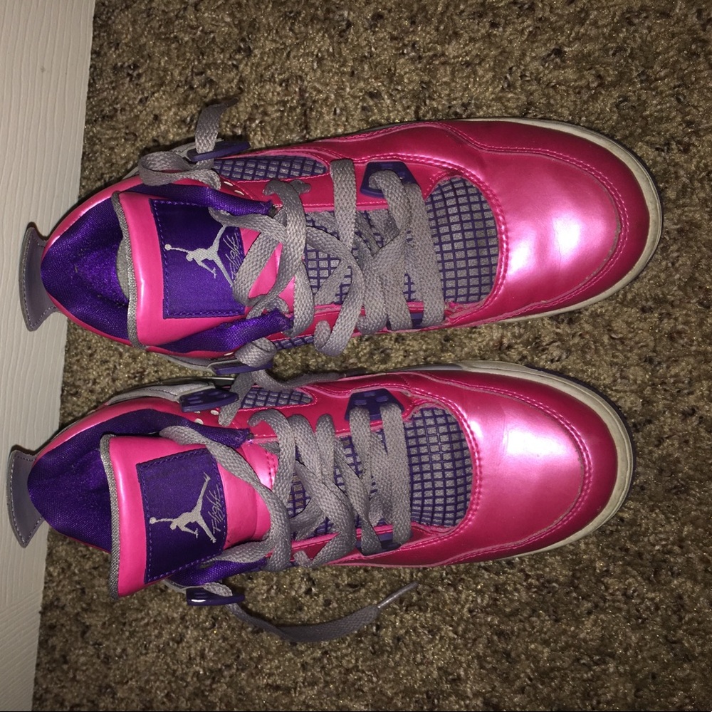 Nike air Jordan 4 Iv Retro Gs -pink purple-