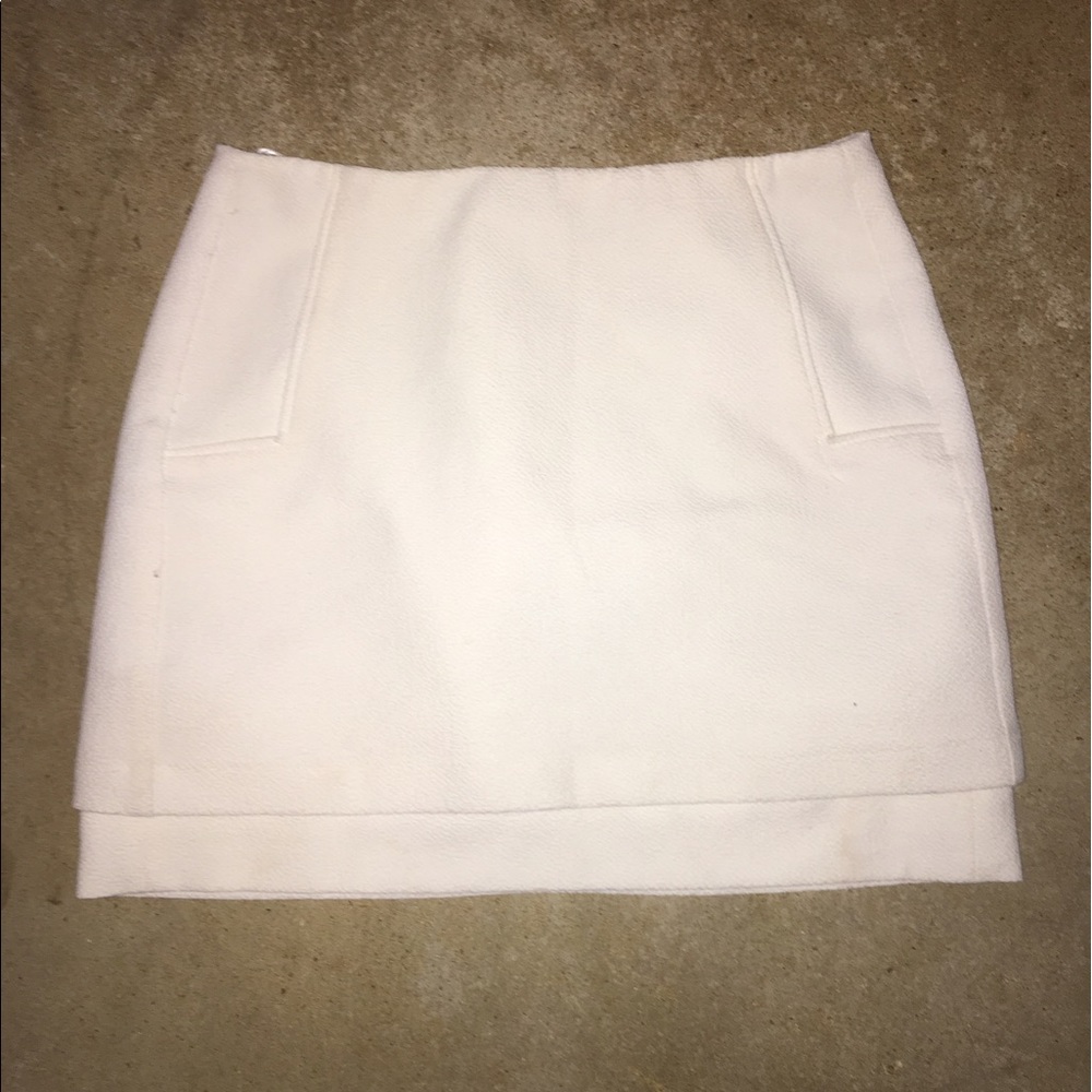 Topshop white skirt