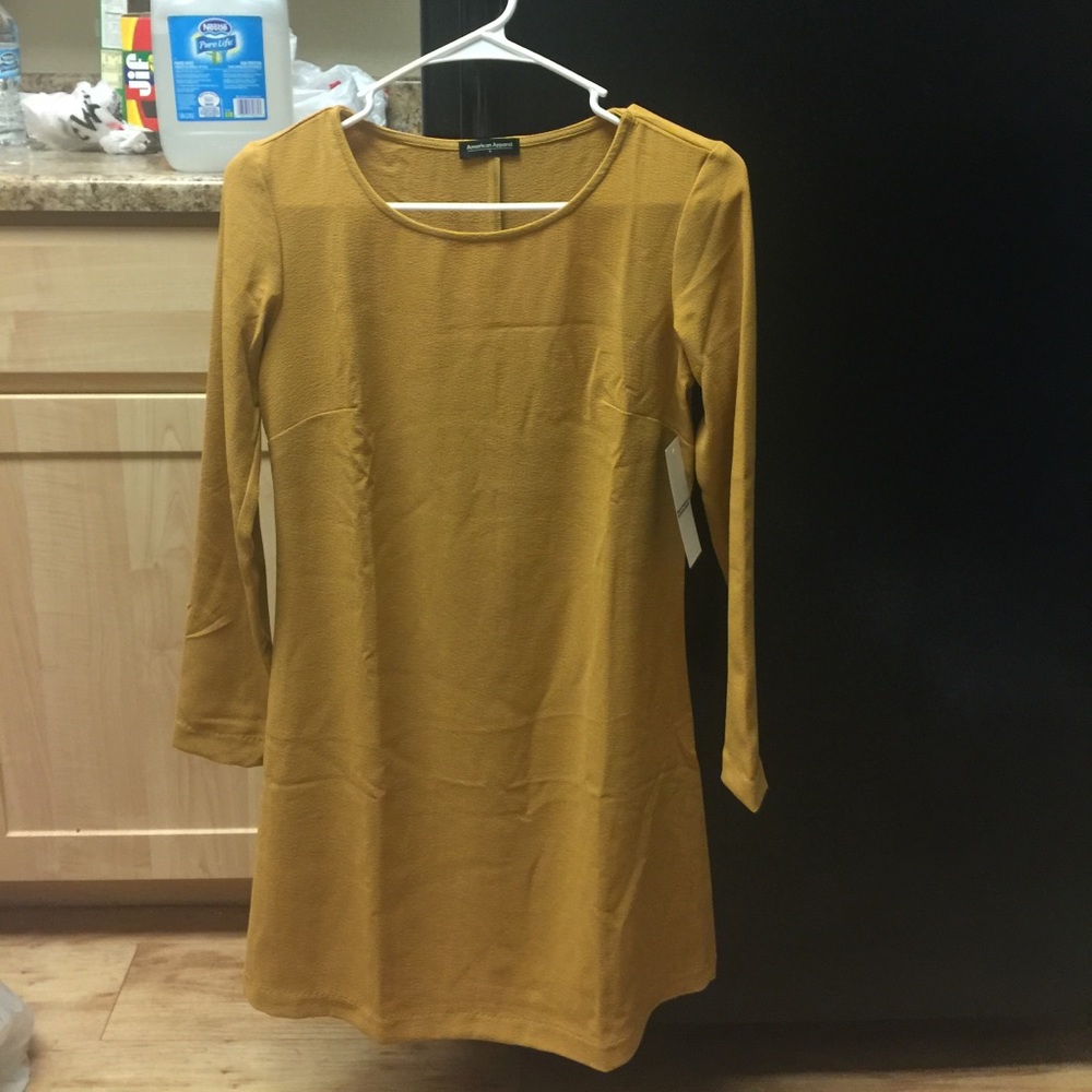 American apparel Gia mustard skirt S new