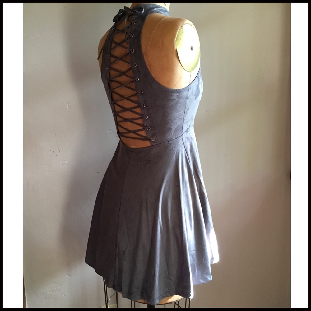 Lace-up Mini Dress - Picture 5 of 8