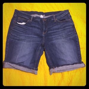 Long Jean Shorts