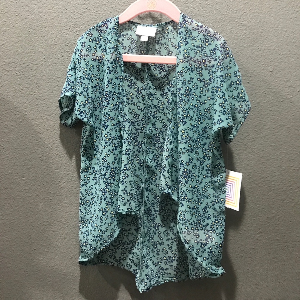 LuLaRoe Floral Bianka Kimono / Coverup