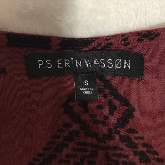 Burgundy Romper - Picture 2 of 4