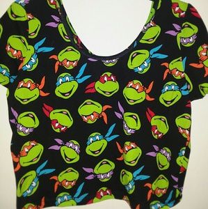Ninja turtles crop top
