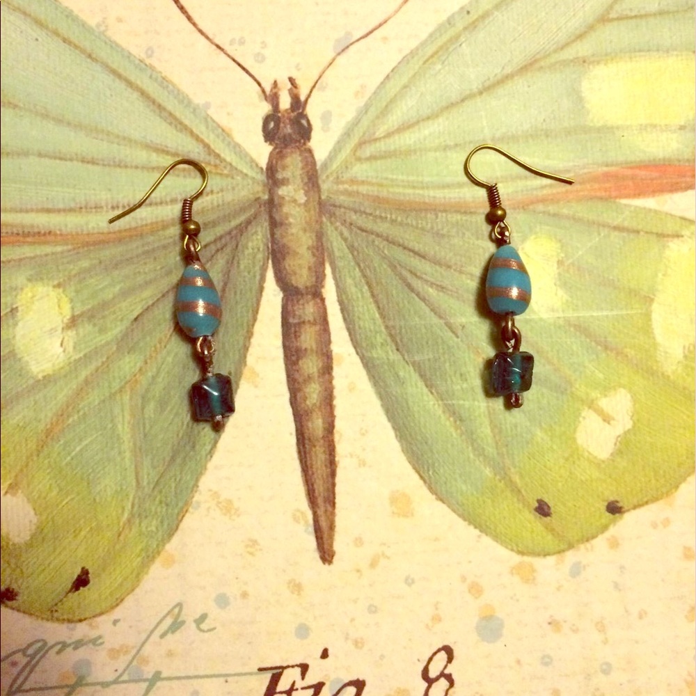 Turquoise dangle earrings