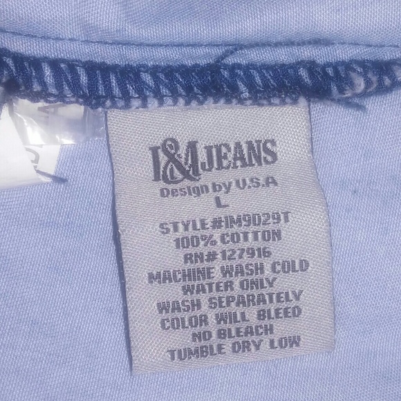 I & M Jeans Button Down Shirt - Picture 8 of 8