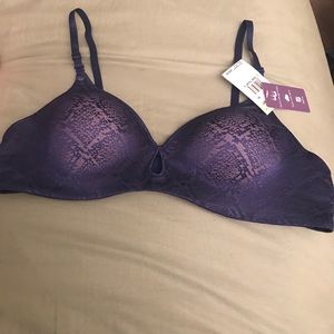 Hanes wire free bra navy
