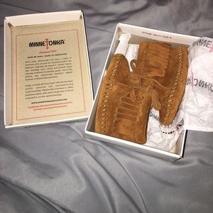 Infant Brown Fringe Bootie