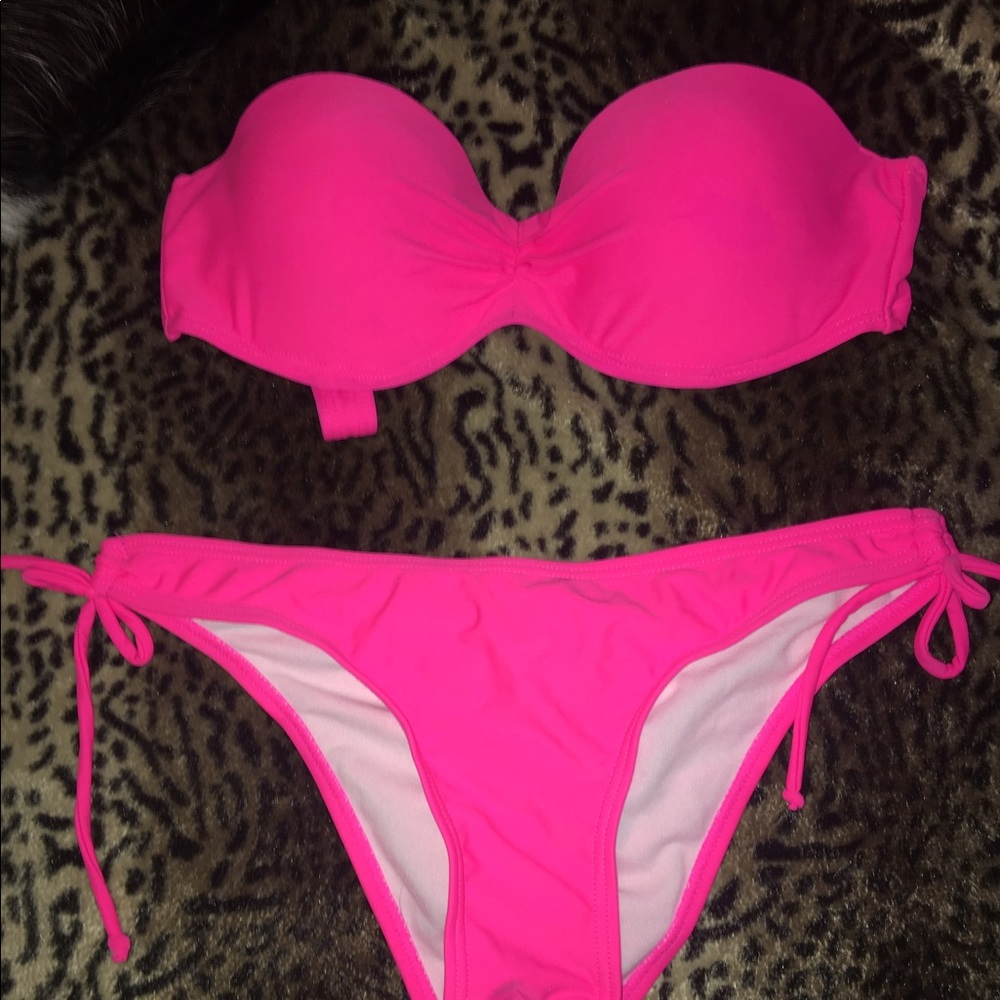 Hot pink Bikini set
