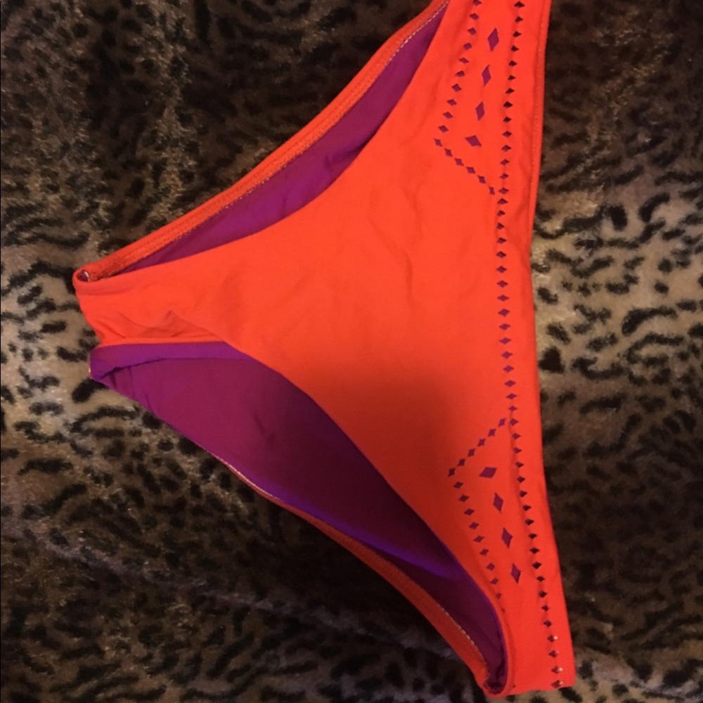Orange bikini bottom