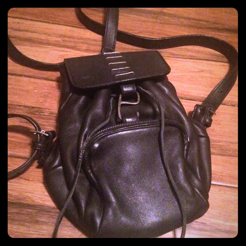 Daniel Basta SOLD OUT mini black leather backpack