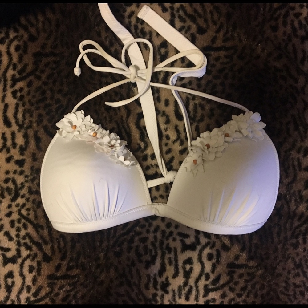 White bikini top