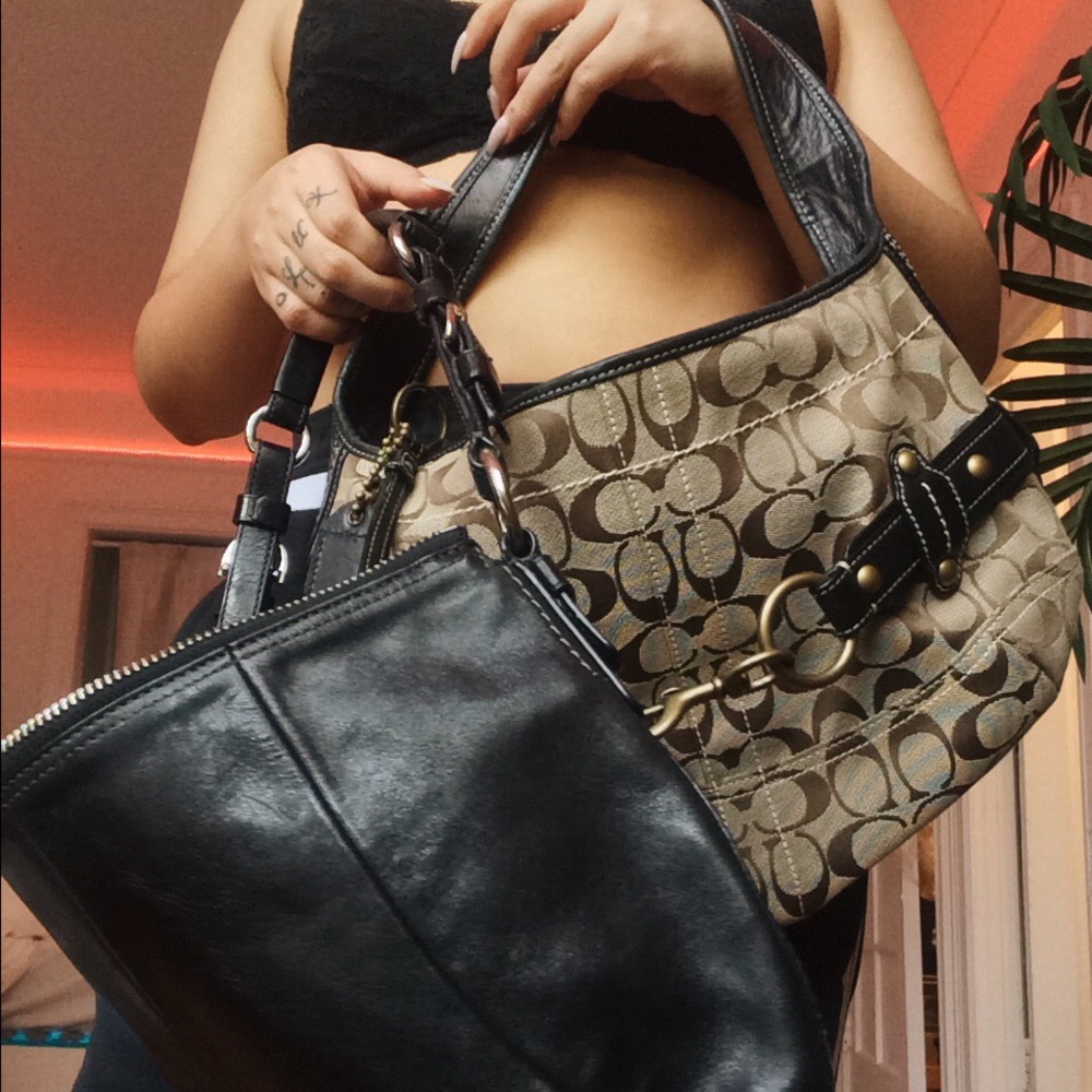 Black coach bag