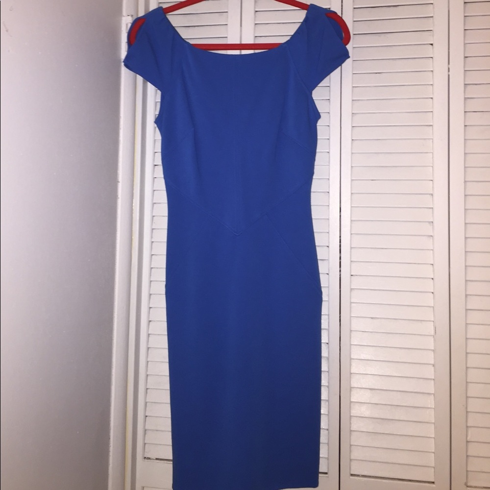 EUC Blue DVF Helen Dress 4