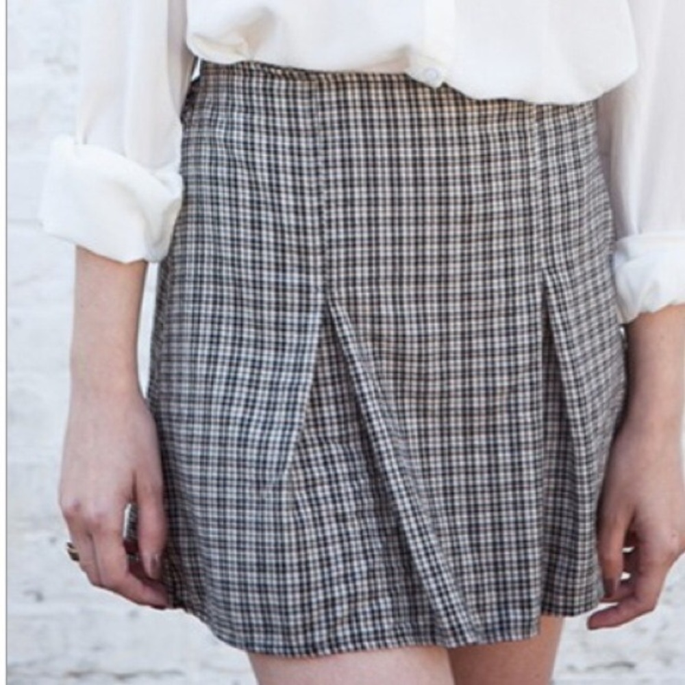 brandy melville plaid skirt