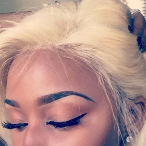 Blonde Beauty Virgin Human Hair LaceFront Wig main image 4
