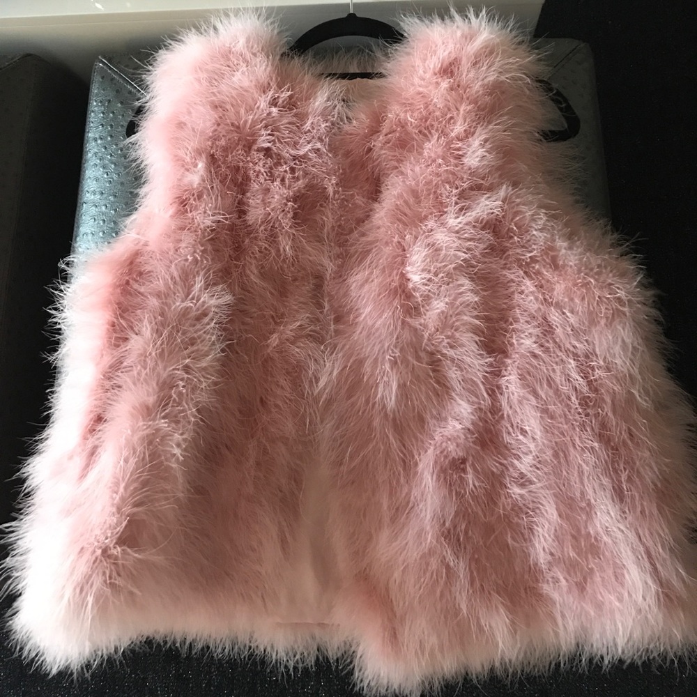 Jocelyn Pink Fur Vest