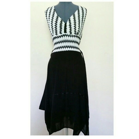 Crochet Top Halter Dress - Picture 2 of 3