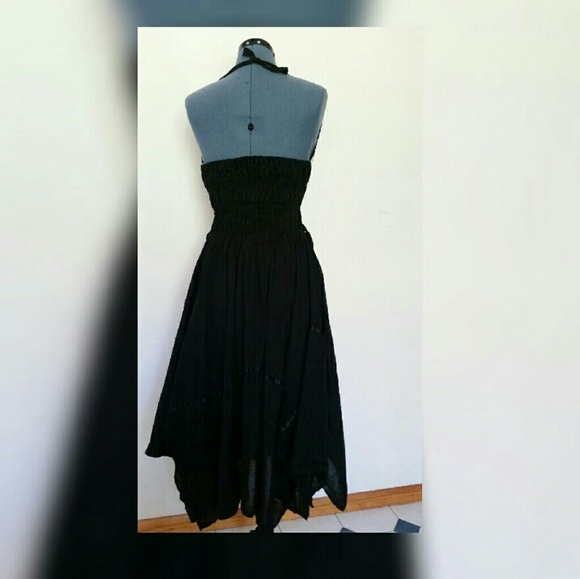 Crochet Top Halter Dress - Picture 3 of 3