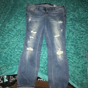 jeans-hollister crop