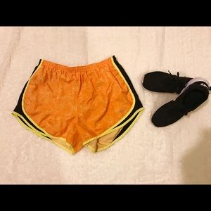 Orange Nike DryFit running shorts!