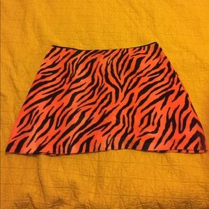 Tigerstripe Mini-skirt