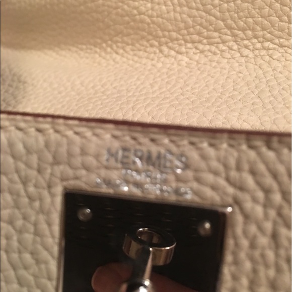 Hermes Trench Kelly 28cm of togo leather - Picture 3 of 3