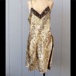 sexy leopard print camisole nightie