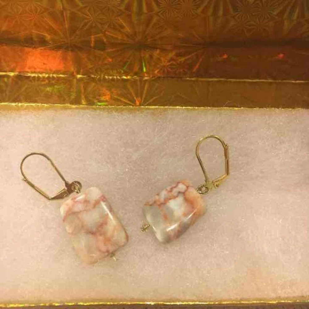 Matching necklace and earrings