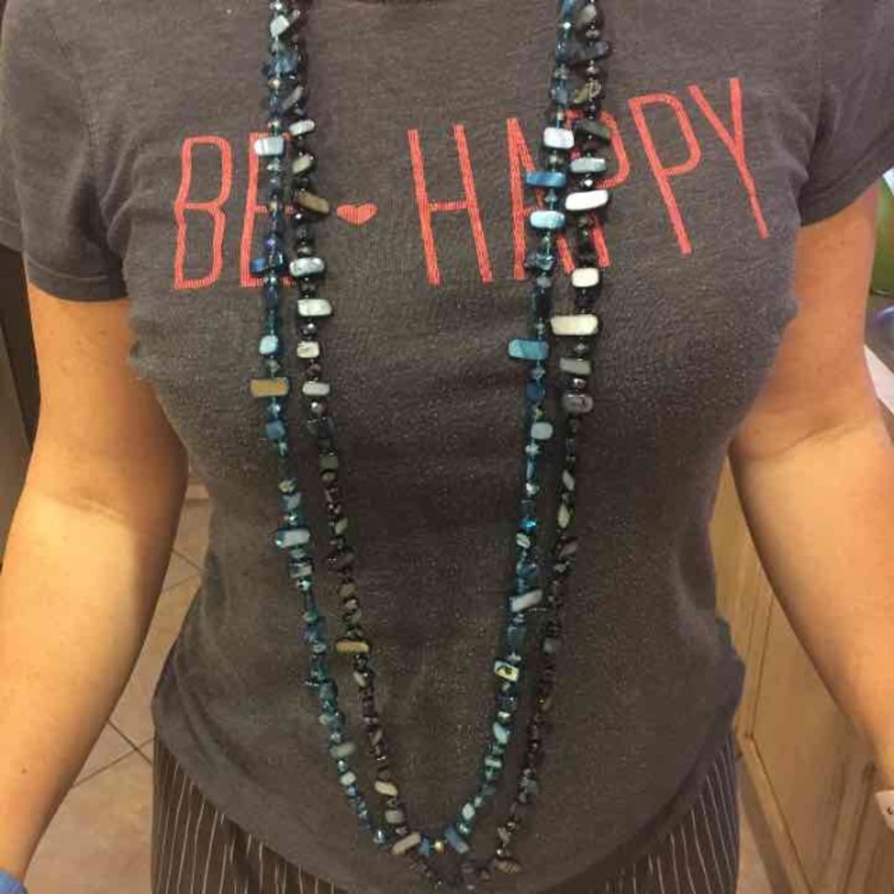Matching necklaces and earrings