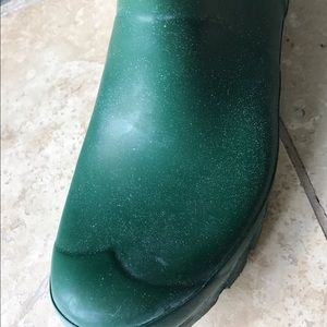 Green original tall Hunter boots