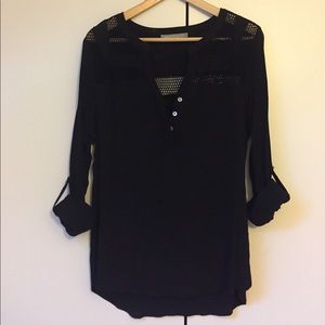 Lovely Black Tunic Top