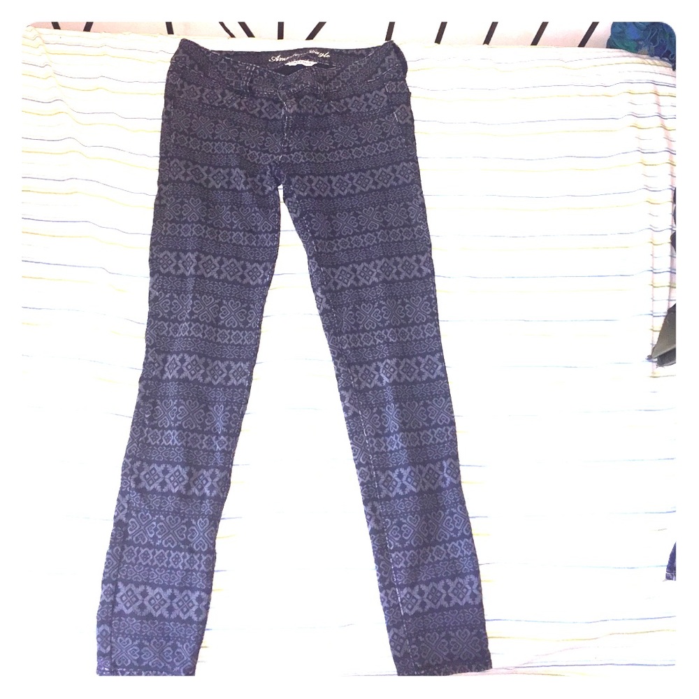 American Eagle Patterned Jeggings