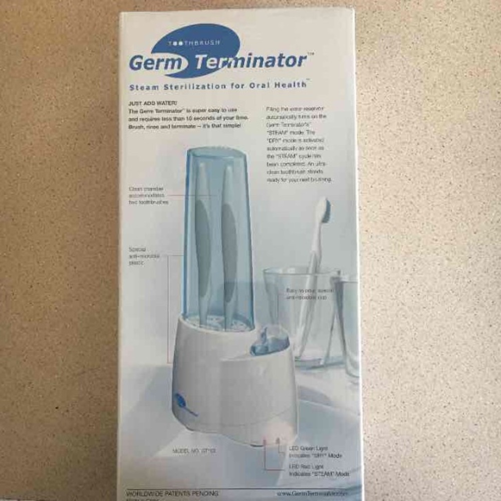 Toothbrush sterilization stream