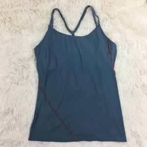 Mountain Hard Wear Blue Athletic Tank Size Medium