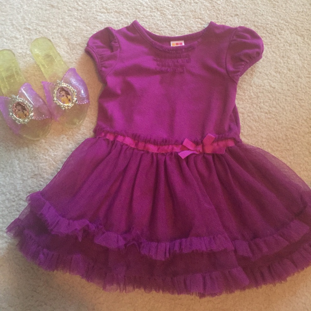 Little girls purple dress
