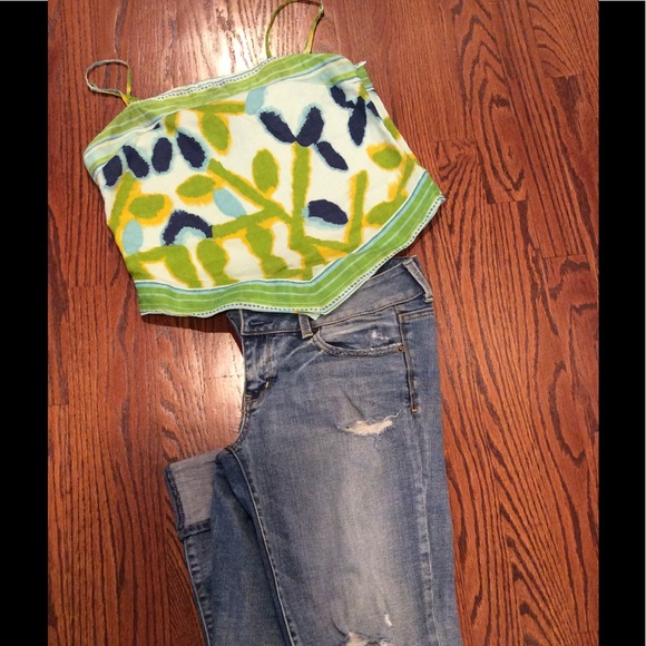 GAP Tops - Gap top with handkerchief hem SZ S EUC