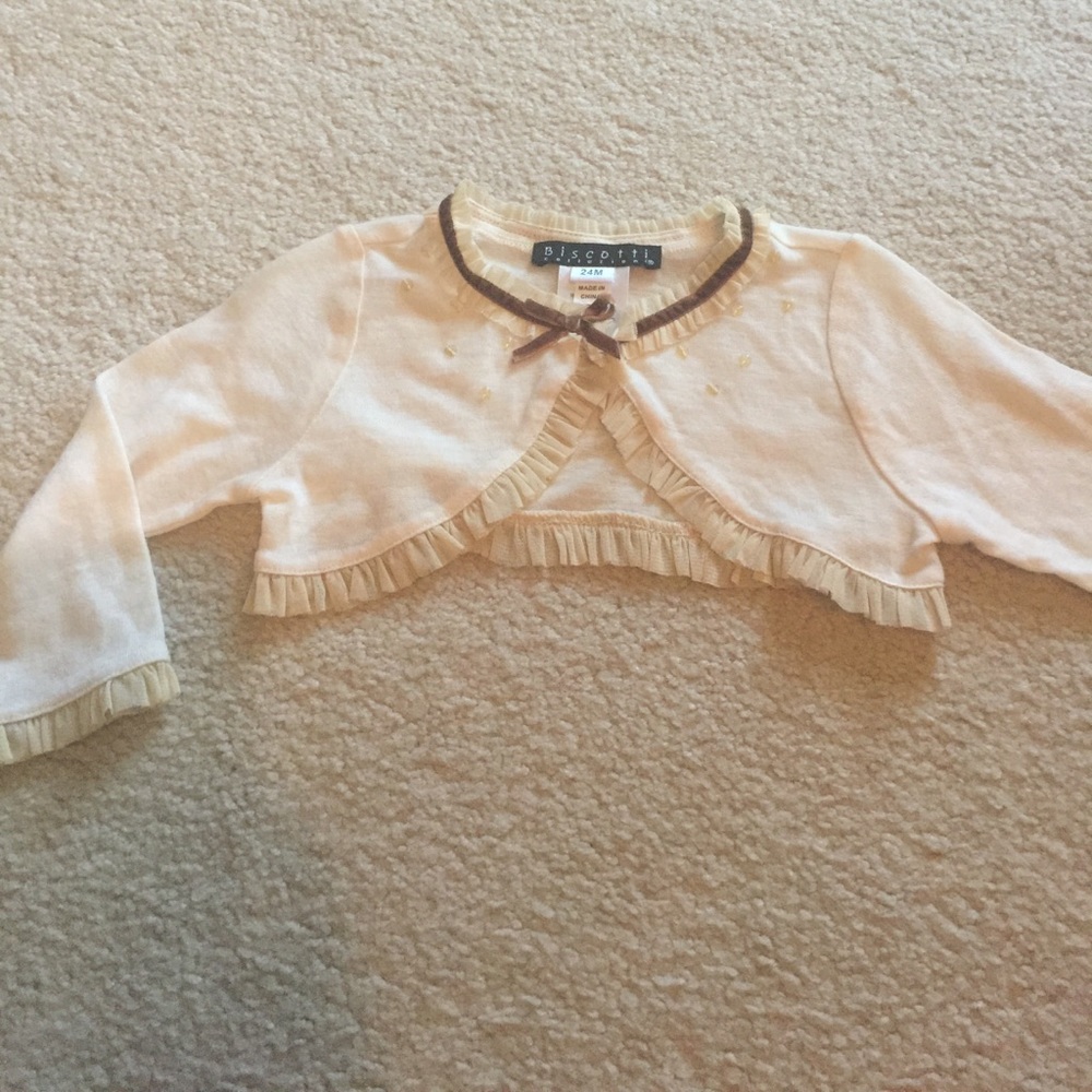 Biscotti little girls lightweight cropped Shaw