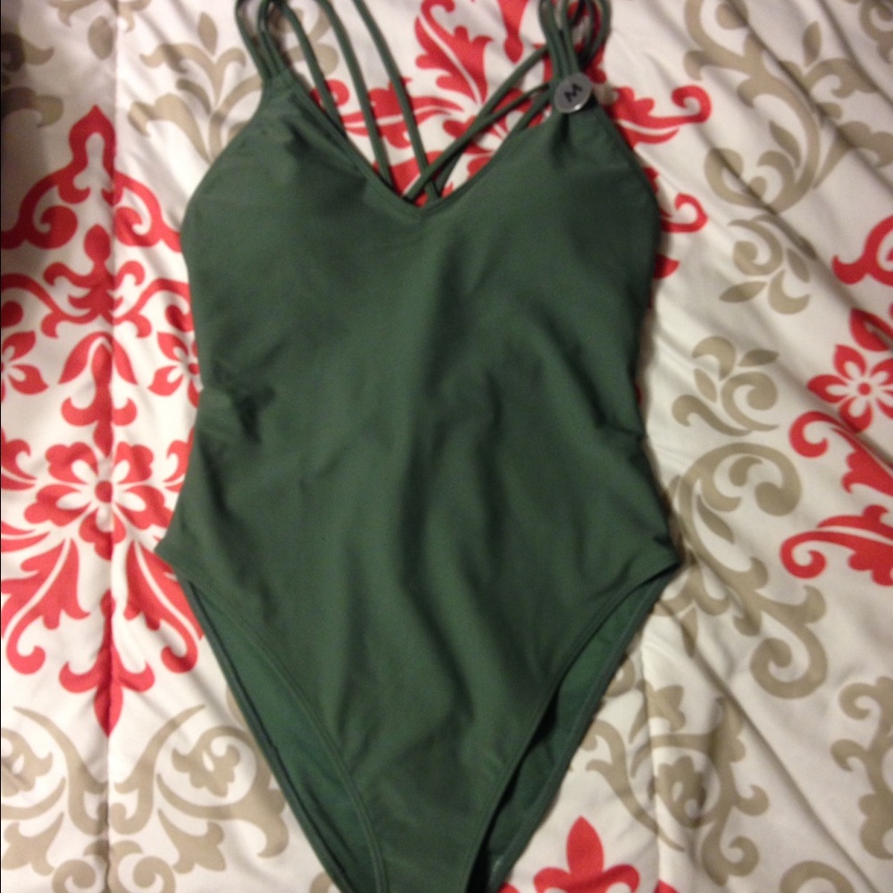 Olive swimsuit
