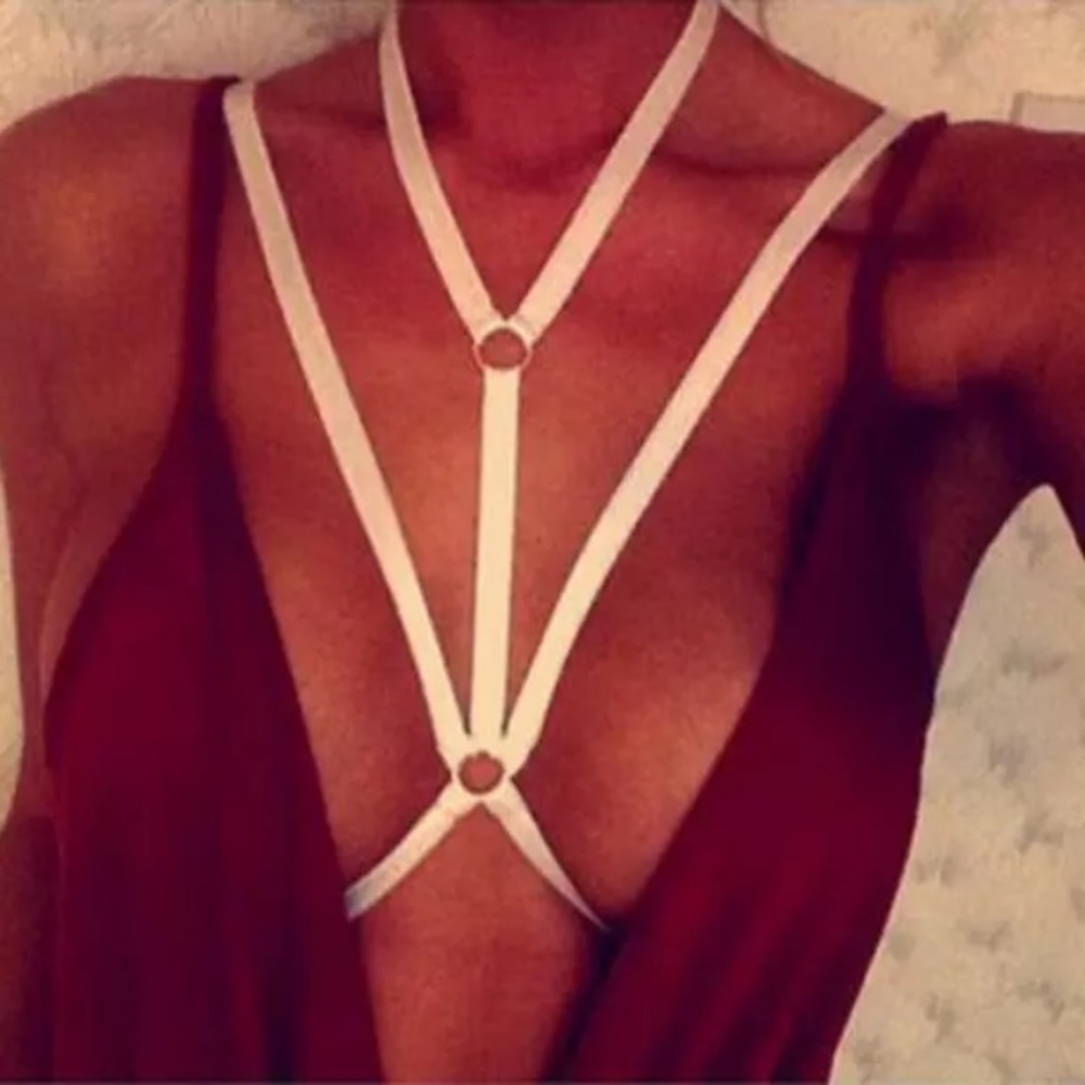 🎀Super sexy and trendy white harness🎀