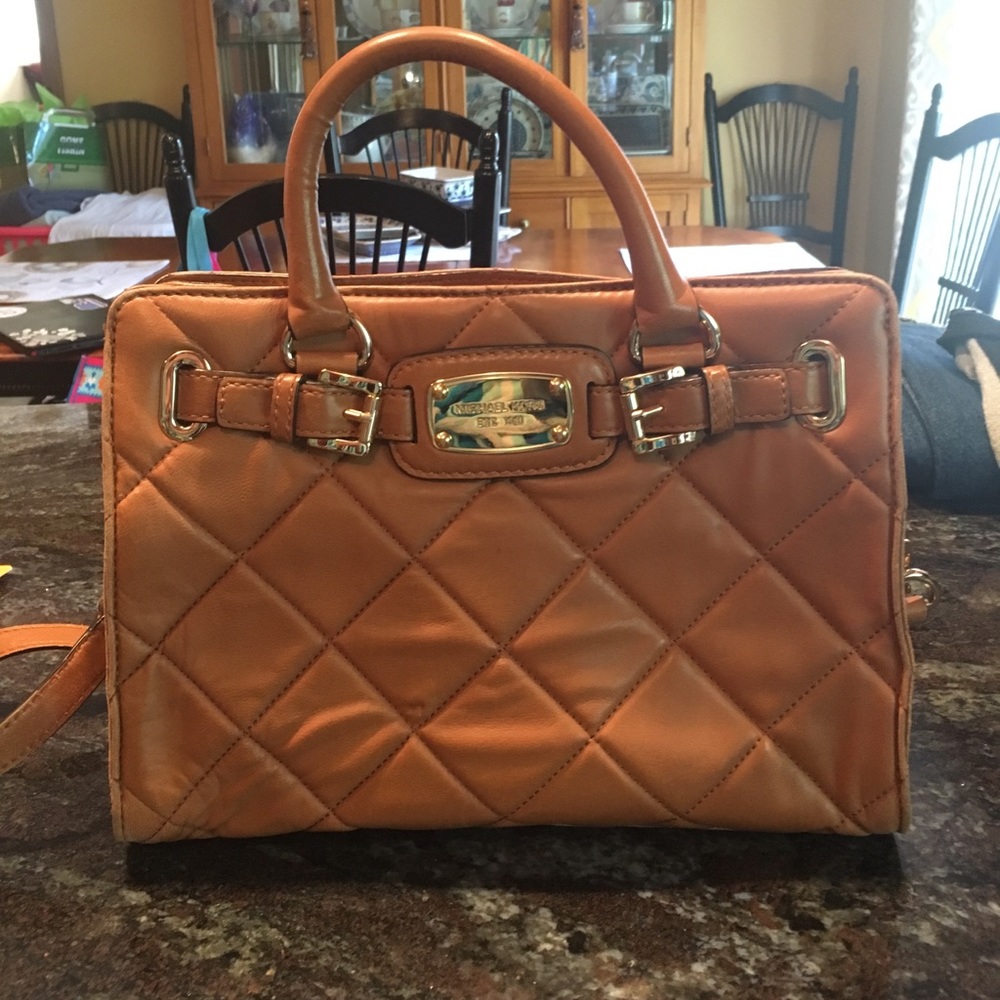 Authentic quilted Michael Kors purse