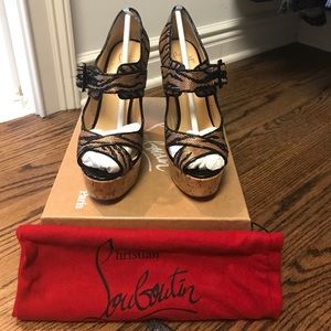 Christian Louboutin Melides 140 Panama Wedge