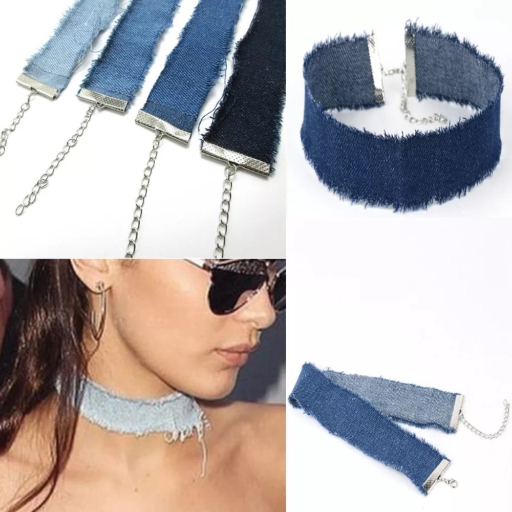 Trendy chokers, all colors are in stock.