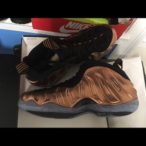 Nike Air Foamposites  Copper sz10 New w/receipt