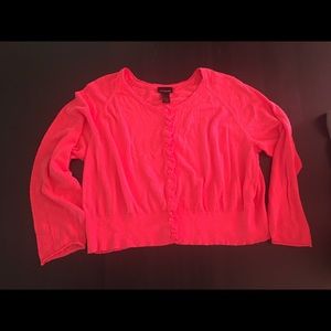 Ruffle Front Cardigan