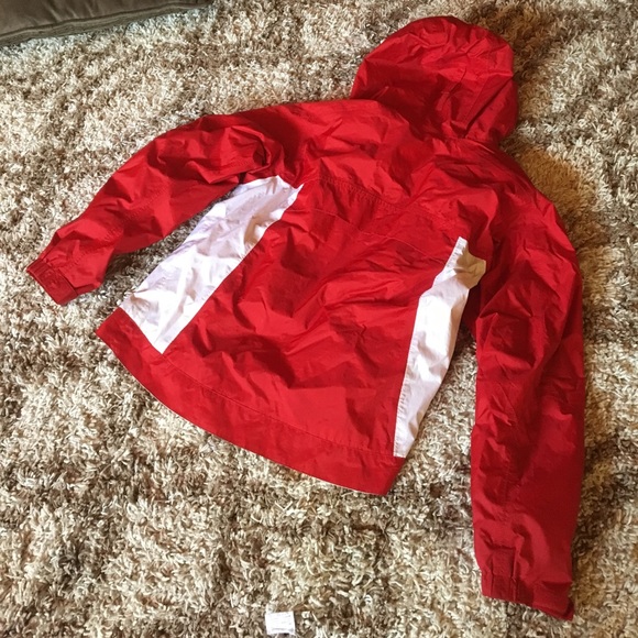 Red Columbia rain jacket - Picture 3 of 3