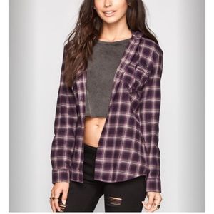 Hooded button up flannel