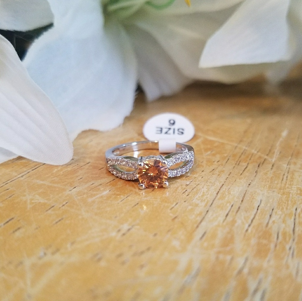 ☄FLASH SALE☄ Orange Gemstone Ring