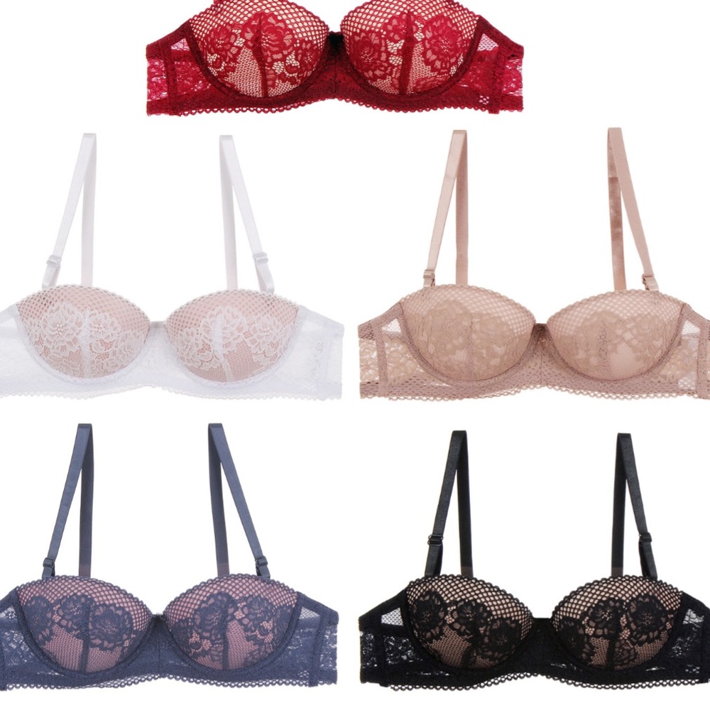 💓Lot of 6 Bras🌸Multiway Demi Bras
