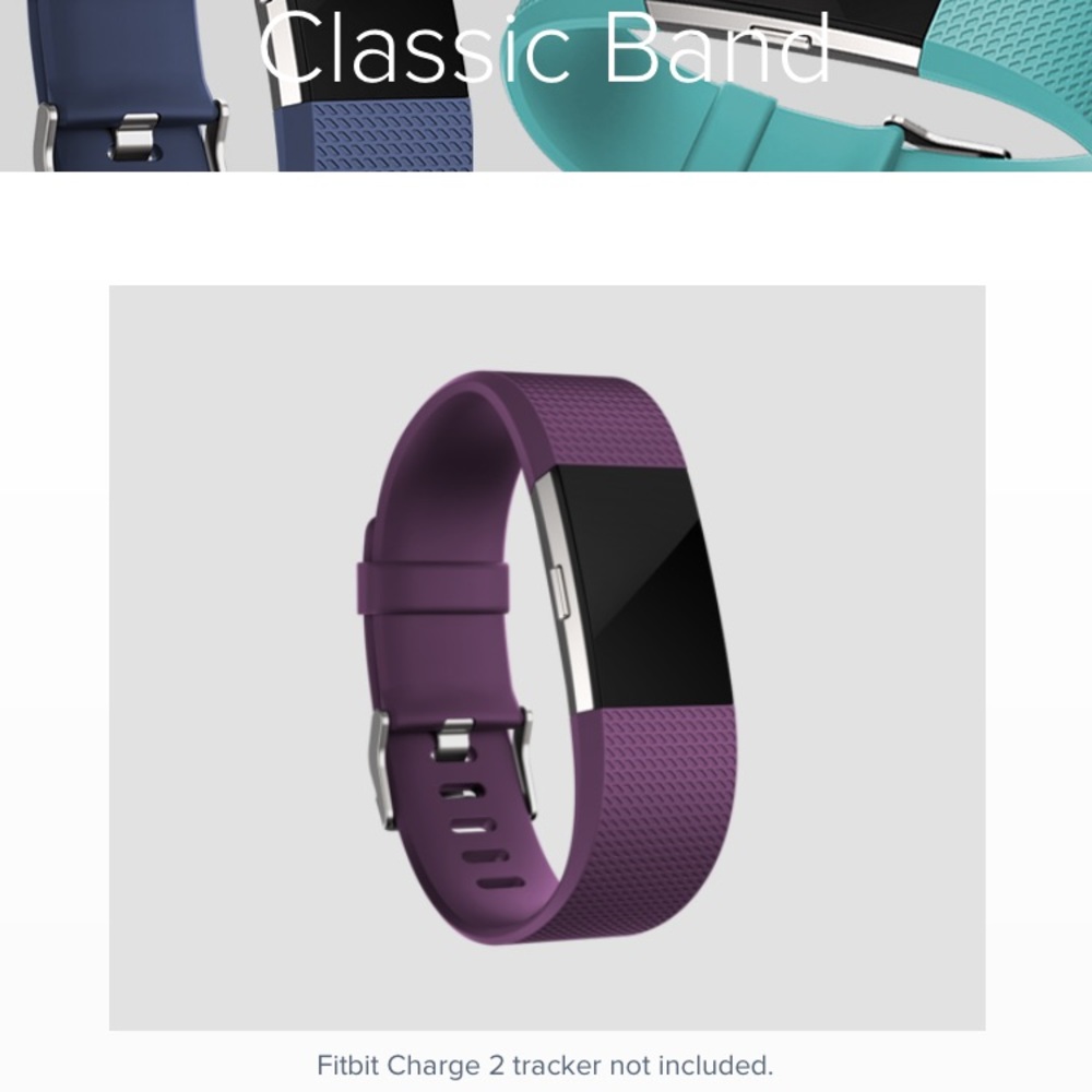 Fitbit Charge 2 wristband Plum Small
